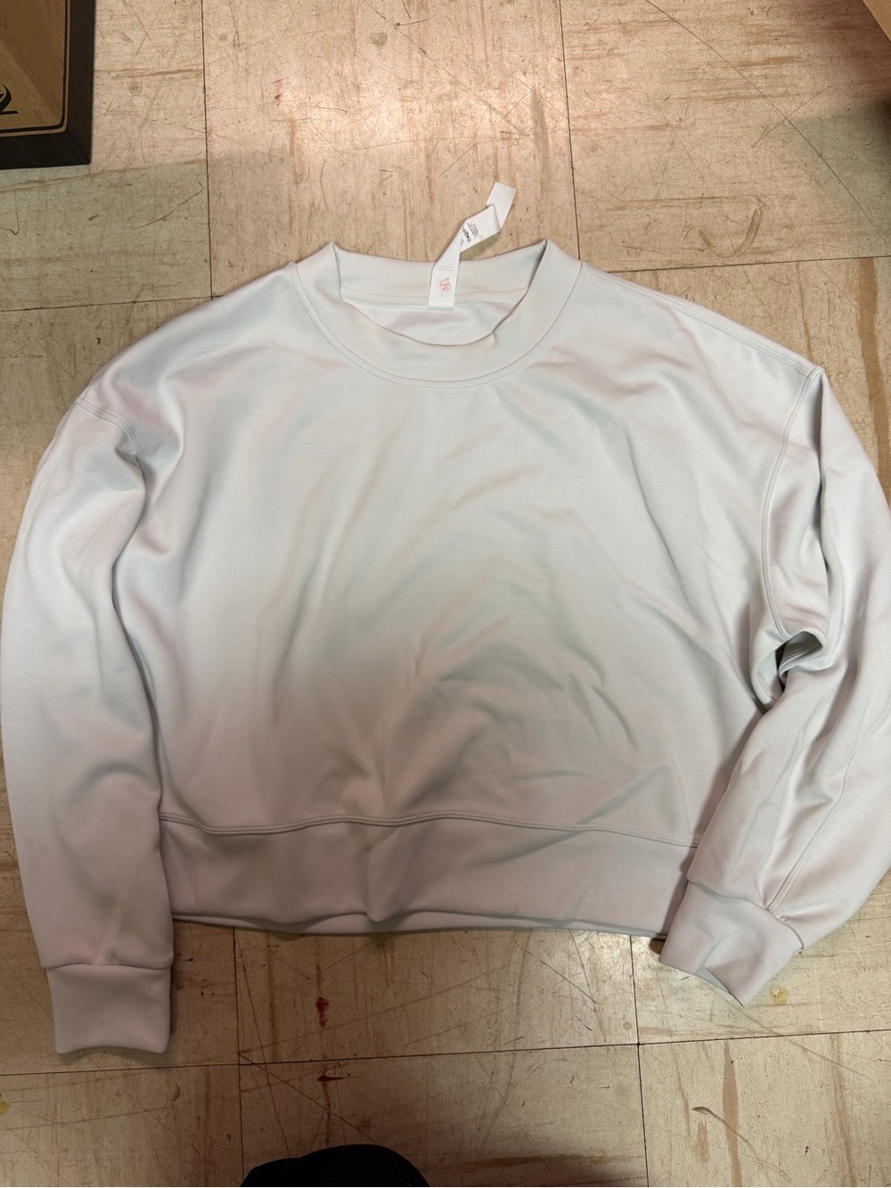 lululemon athletica Light White Crewneck Softstreme